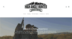 Desktop Screenshot of highanglehunter.com